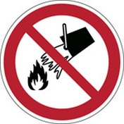 P011 - Do not extinguish with water