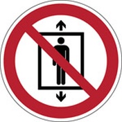 P027 - Do not use this lift for people