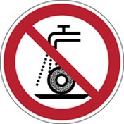 P033 - Do not use for wet grinding