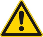 Warning Sign Mini Pictograms