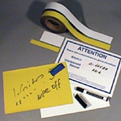 Magnetic labels, stripes, letters on sheets, etc.