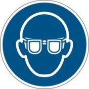 M004 - Wear eye protection