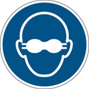 M007 - Opaque eye protection must be worn