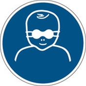 M025 - Protect infant's eyes with opaque eye protection