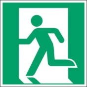 E001 - Emergency exit (left hand)