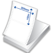 Labels on Sheets for Dot Matrix Printers