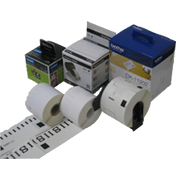 Labels on Rolls for Compact Types of Label Printers